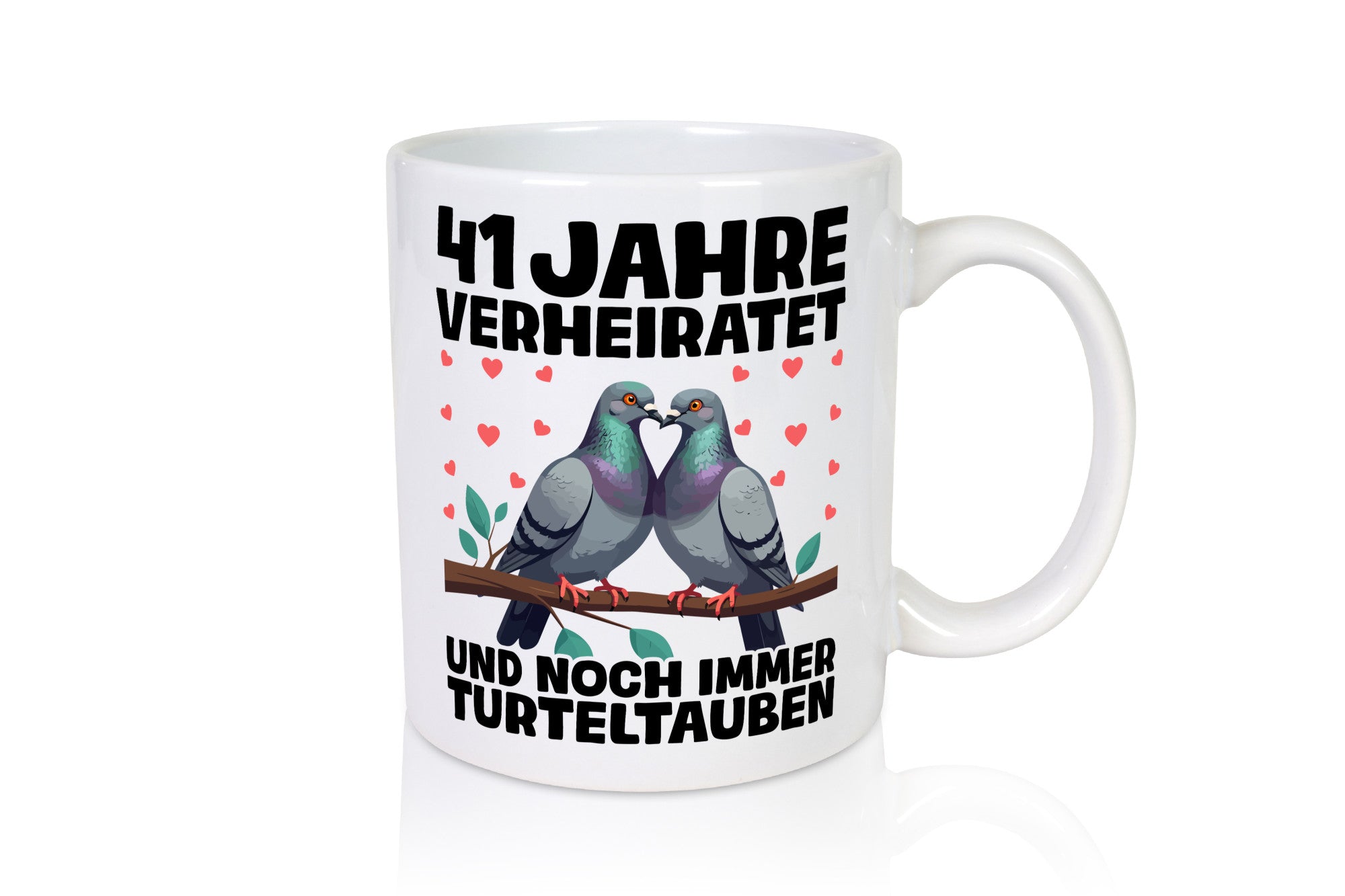 41 Jahre verheiratet | Turteltauben Ehe Ehepaar lustig Humor Geschenkidee