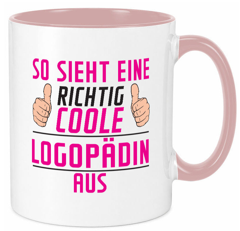 Richtig Coole Logopädin | Sprachtherapie Humor Geschenkidee Tasse