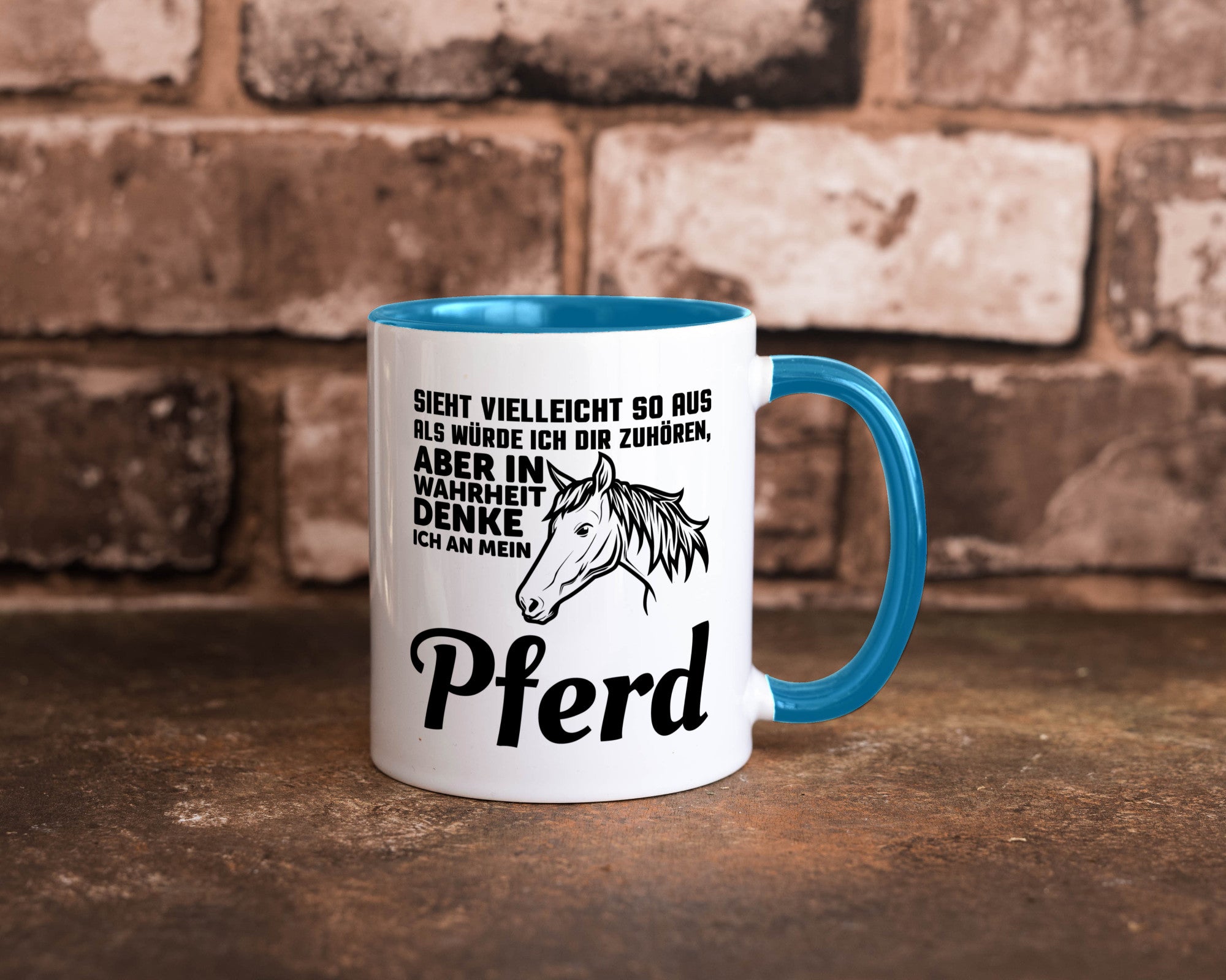 Pferde Spruch | Reiterin Tasse Pferdesport Reiten Humor Geschenkidee