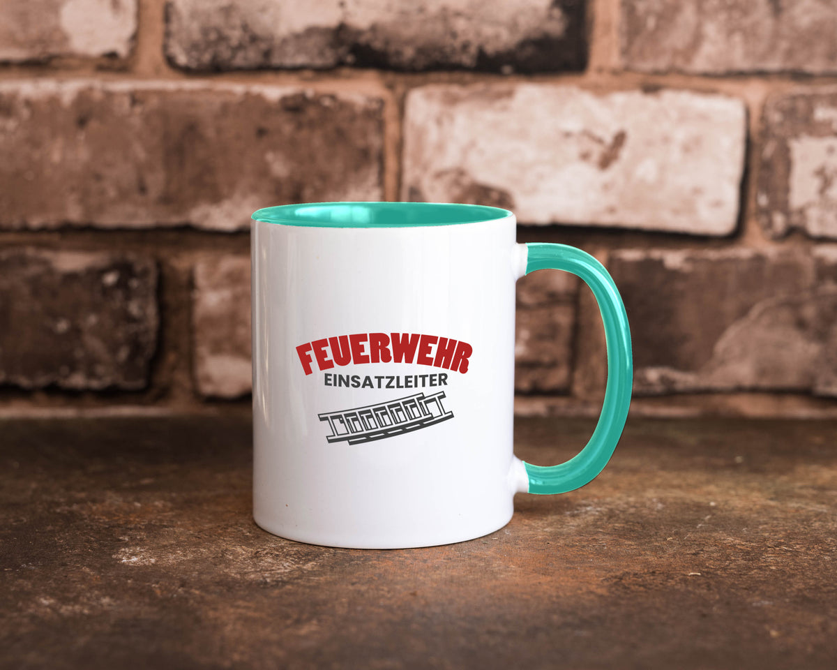 Feuerweher Einsatzleiter | Feuerwehrmann Feuerlöscher Geschenk Humor Tasse