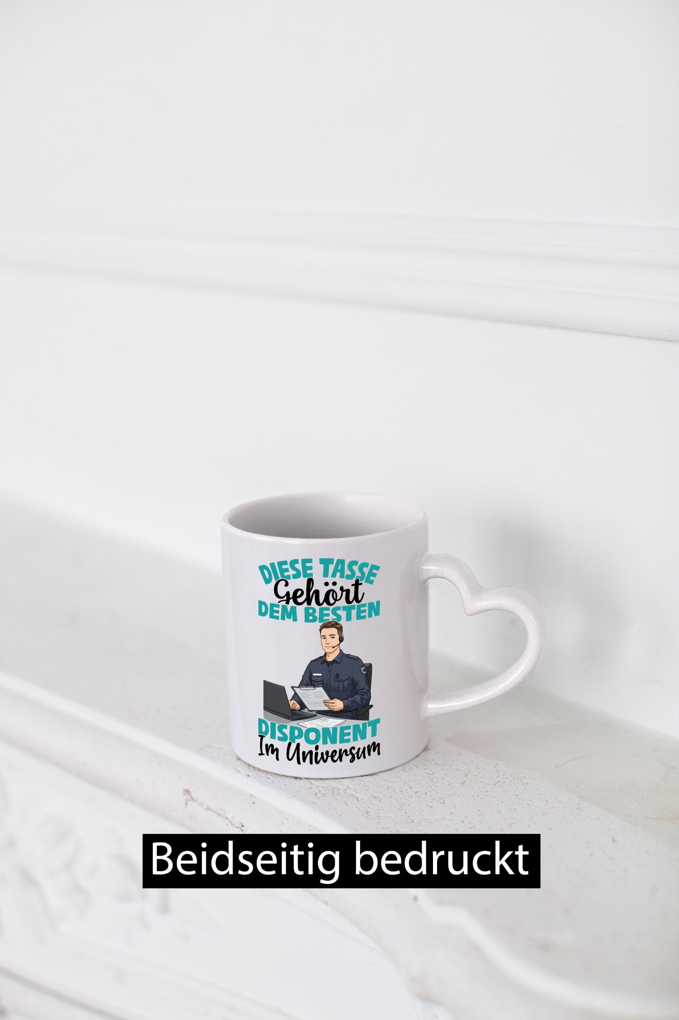 Im Universum: Disponent | Zuteiler Humor Geschenkidee Tasse