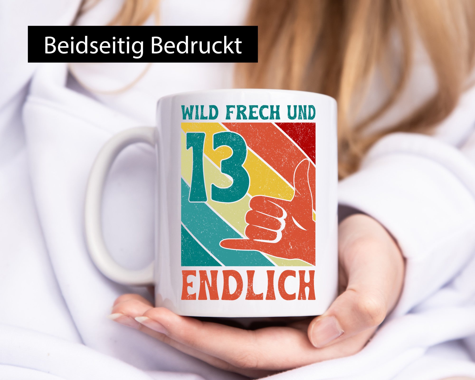 13. Geburtstag | 13 Jahre Wild und Frech Humor Geschenkidee Tasse