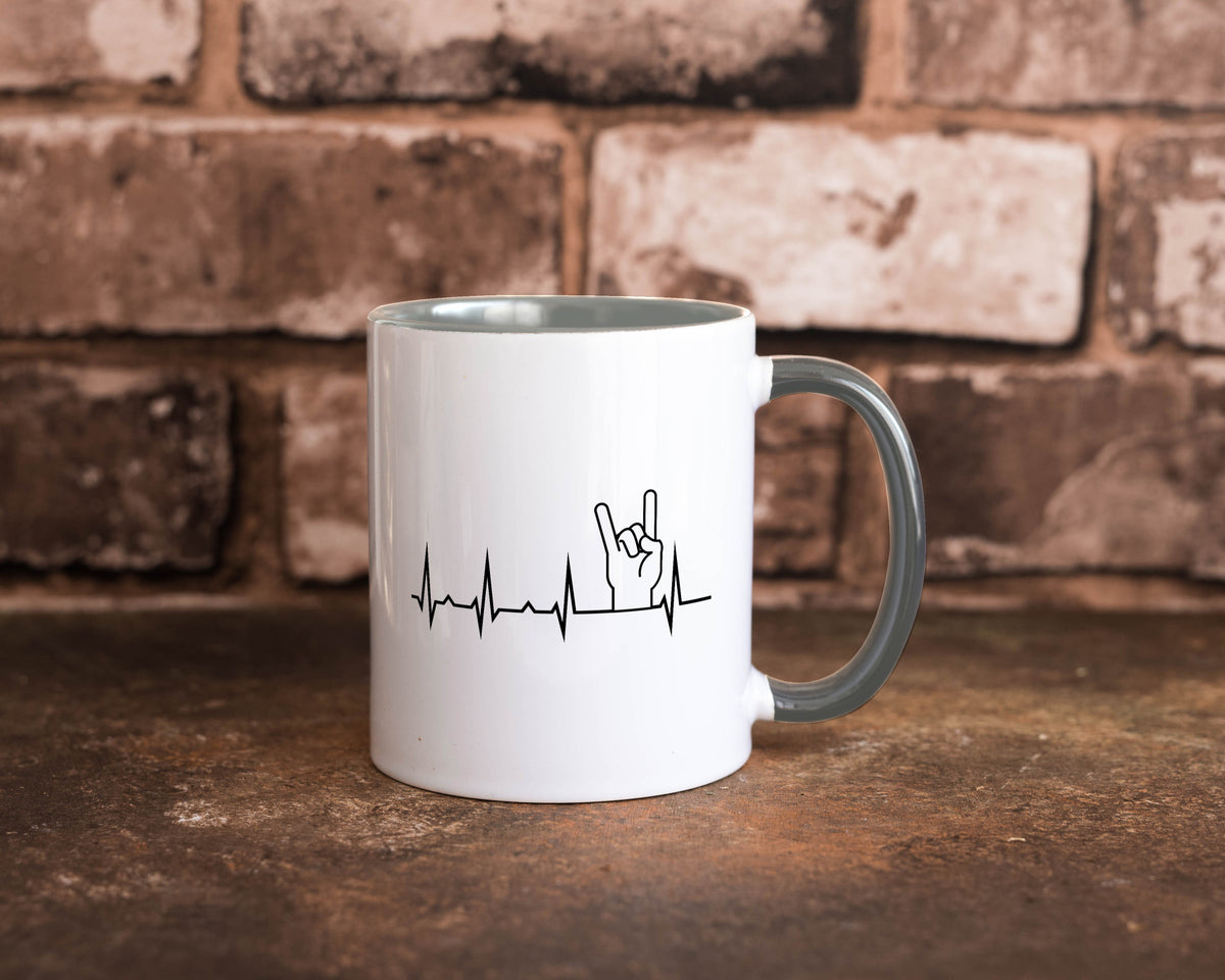 Heavy Metal Motiv | Rocker Musiker Rock Musik Geschenk Humor Geschenkidee Tasse