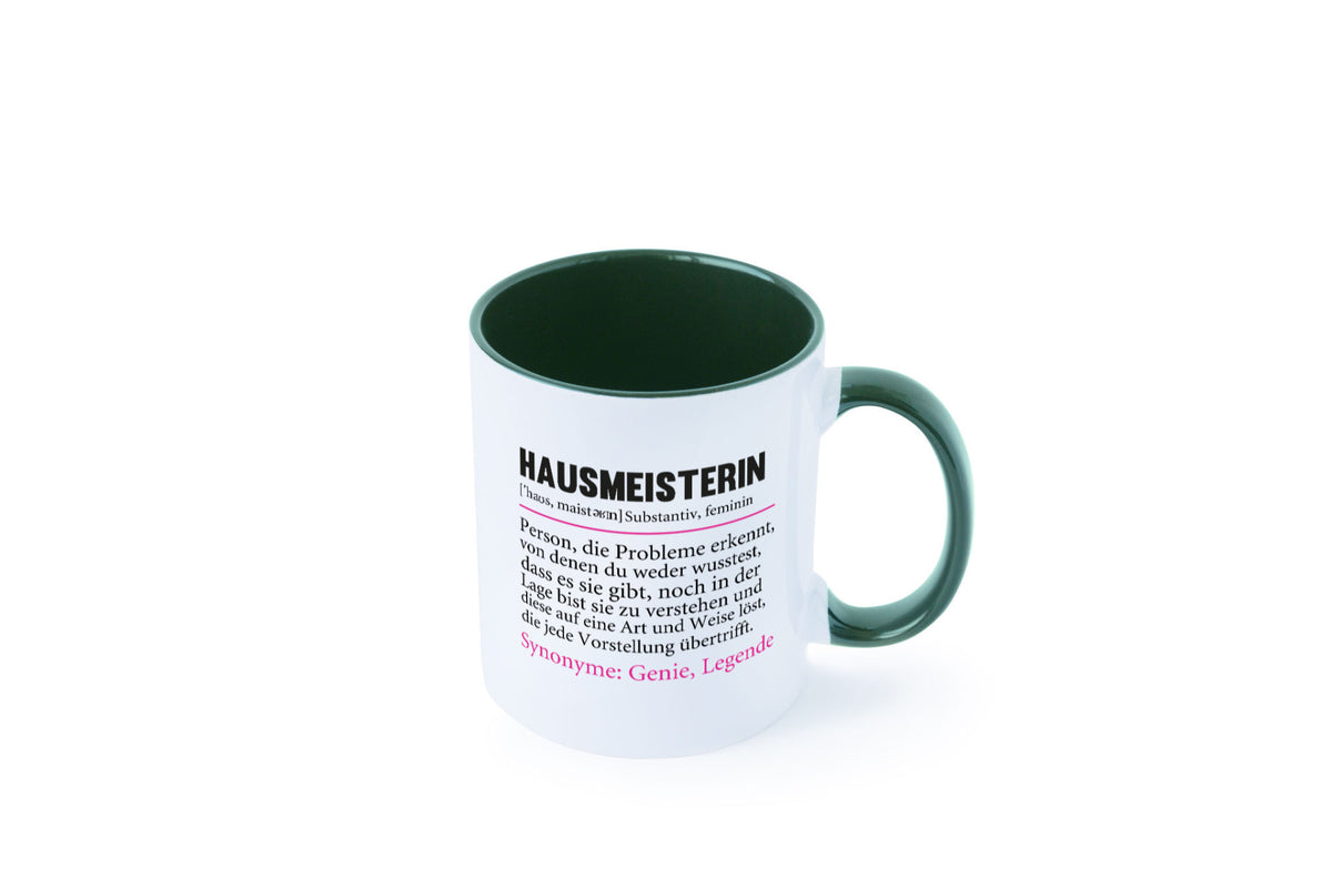 Hausmeisterin | Hauswart Beruf Spruch Humor Geschenkidee Arbeit Kollegen Büro Tasse