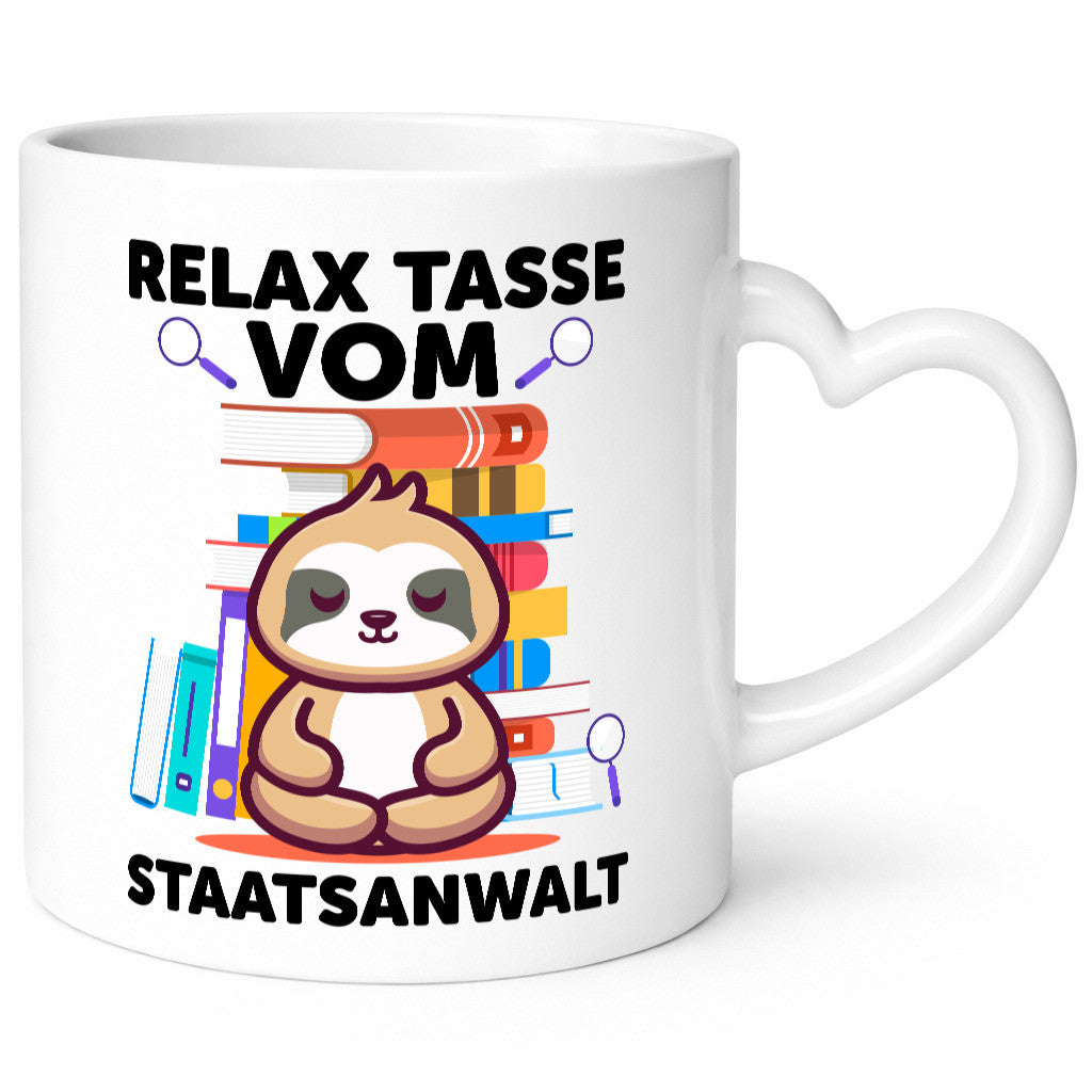 Relax Tasse: Staatsanwalt | Anwalt Jurist Humor Geschenkidee Tasse