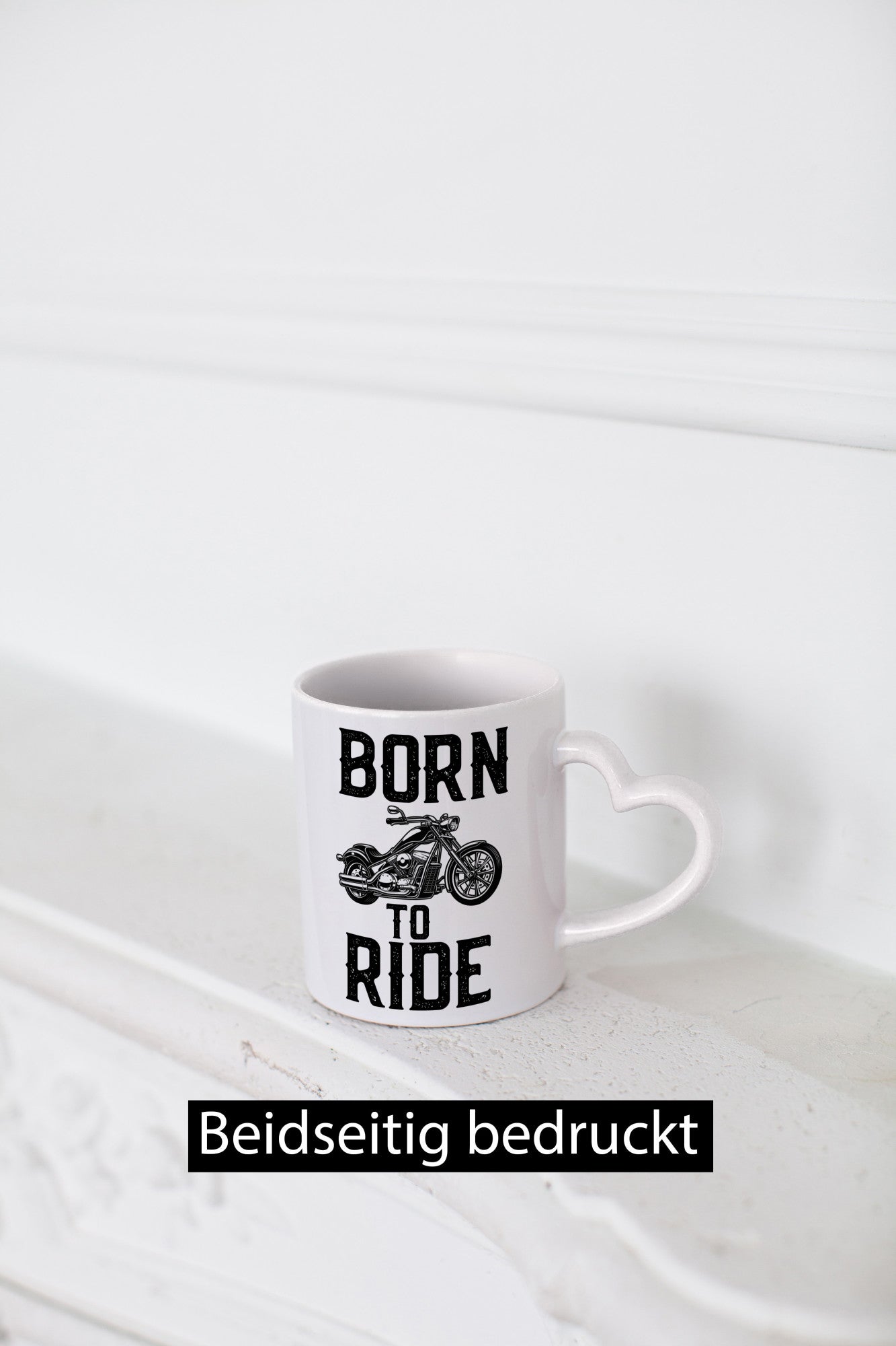 Born to ride | Biker Tasse Motorradfahrer Motorrad lustiger Spruch Geschenk