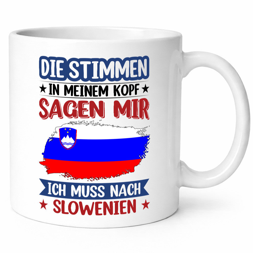 Slowenien | Urlaub Stimmen in meinem Kopf Traumland v2 Geschenk Humor