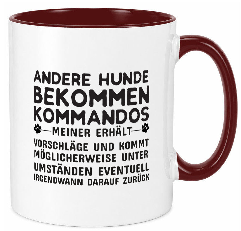 Hunde Training | Hundebesitzer Tasse Hundekommando lustig Tierliebhaber Humor