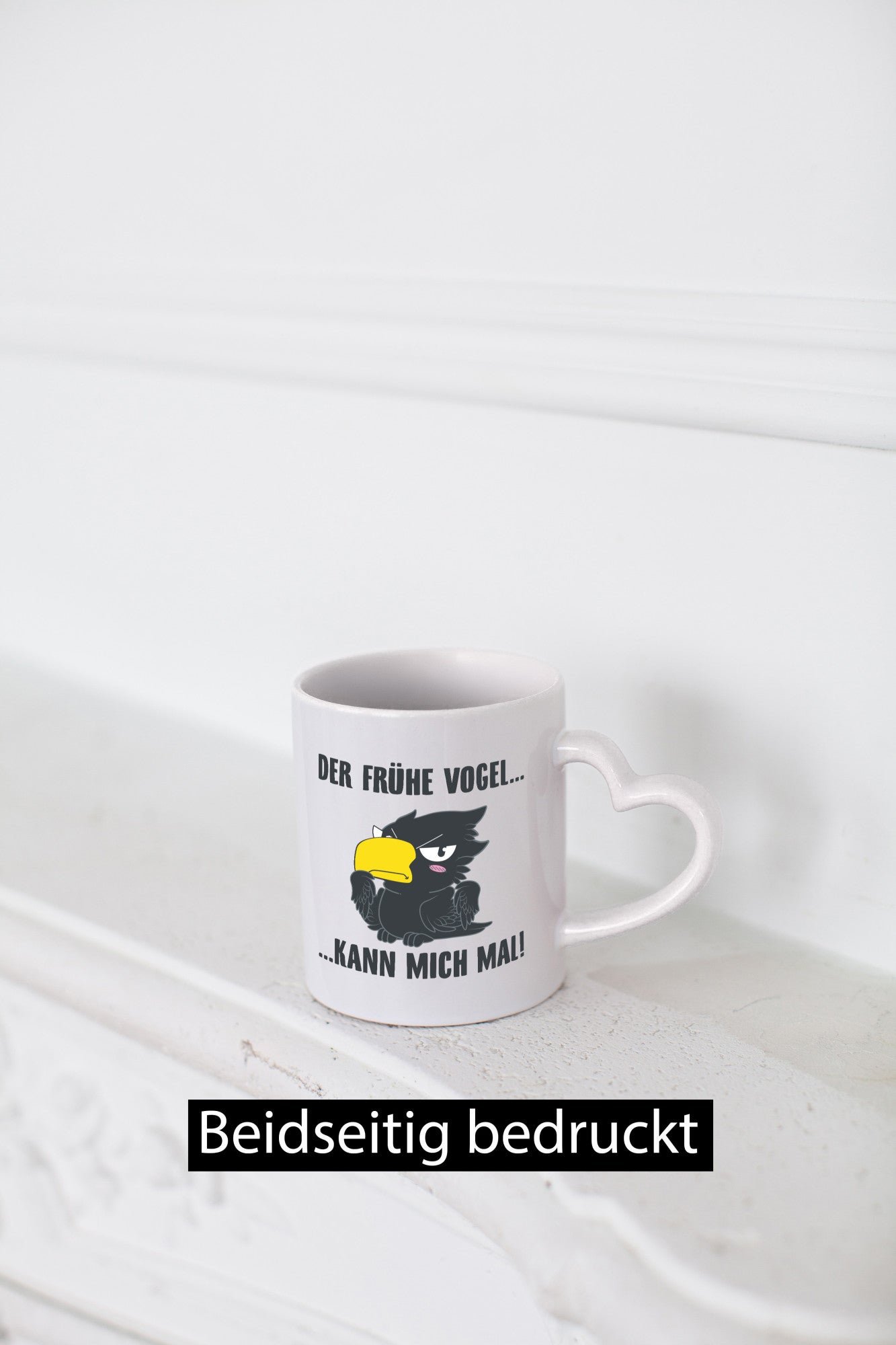 Der Frühe Vogel v2 Humor Geschenkidee Tasse