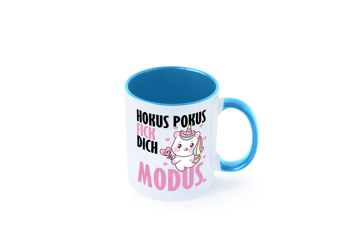 Hokus Pokus lustiger Spruch Geschenk Humor Geschenkidee Tasse