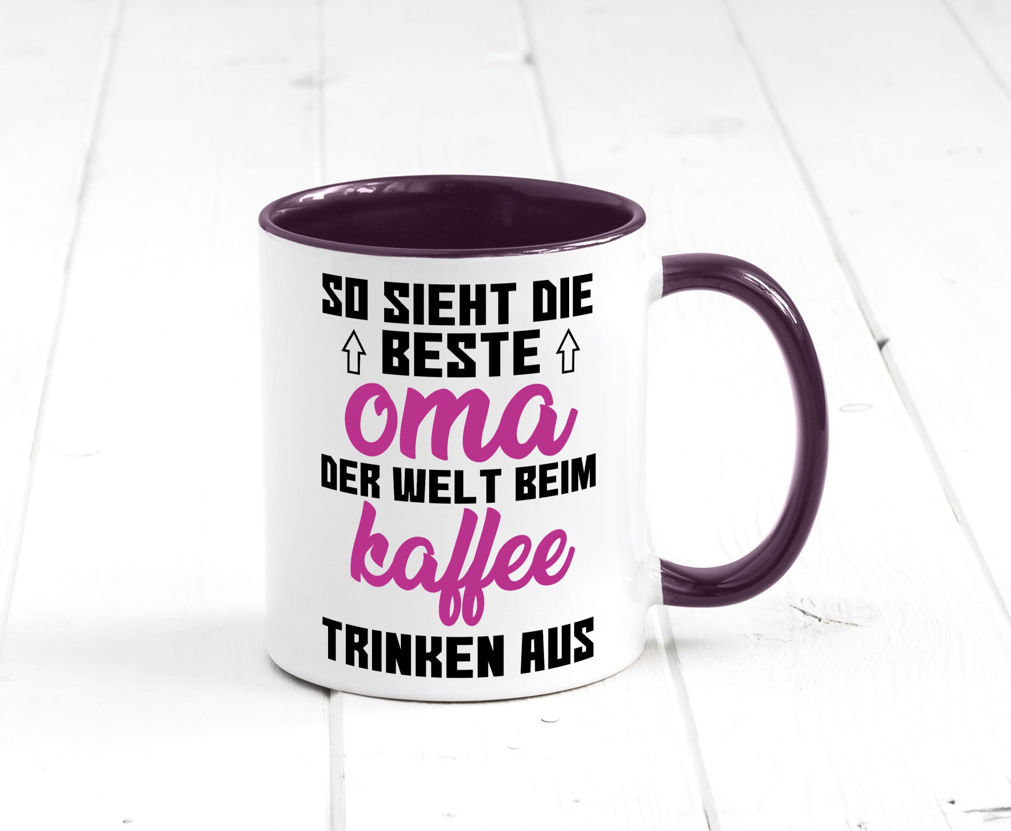 Beste Oma der Welt | Großmutter Tasse lustiger Spruch Geschenk Familie
