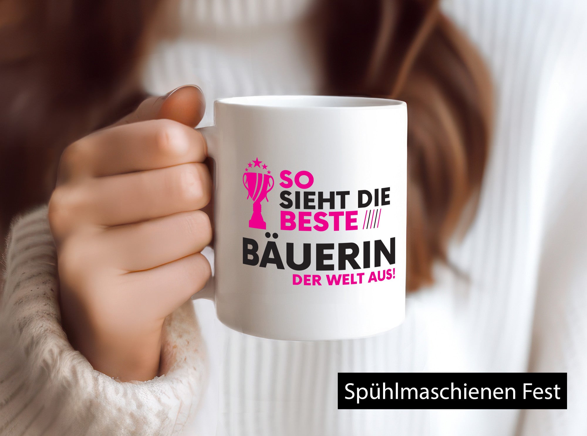 Die Weltbeste Bäuerin | Bauernhof Landwirtschaft lustiger Spruch Geschenk Humor