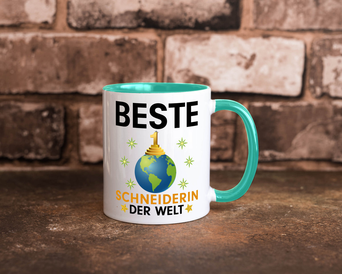 Welt Beste Schneiderin | Beruf Schneiderei lustiger Spruch Geschenk Arbeit Tasse
