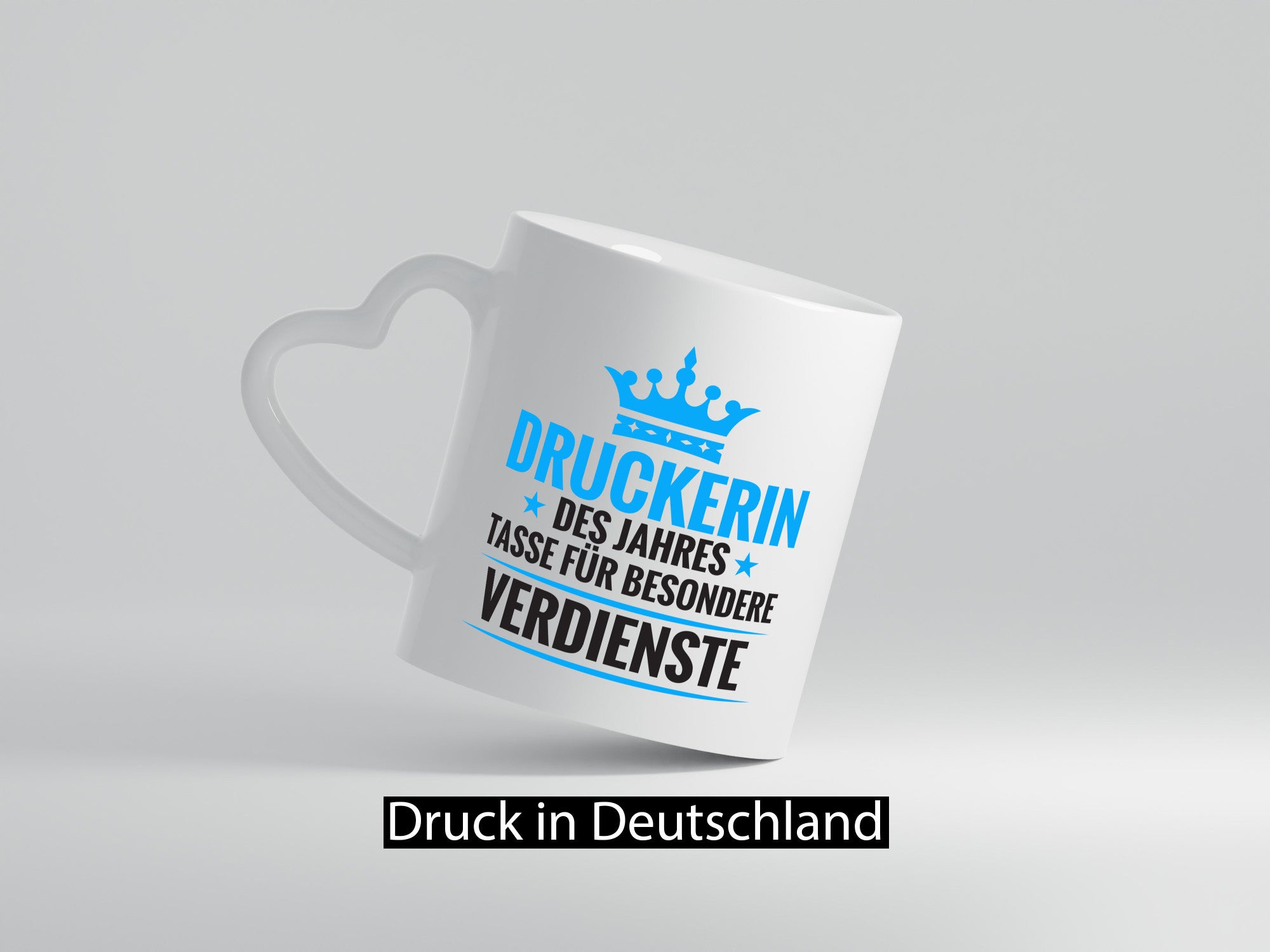 Besonderer Verdienst: Druckerin | Druckerei Print Medien Humor Geschenkidee