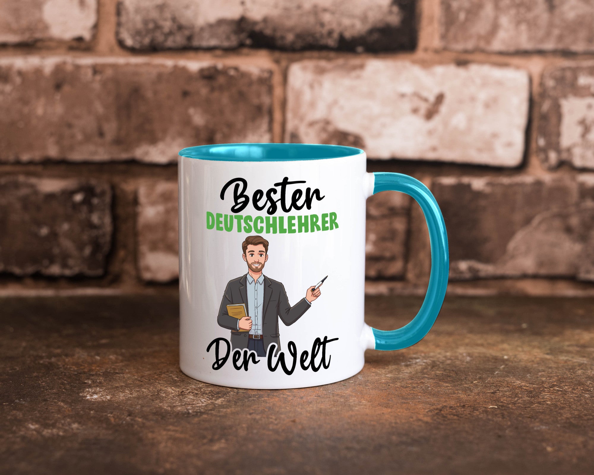 Bester Deutschlehrer | Lehrer Schule v2 lustiger Spruch Geschenk Humor