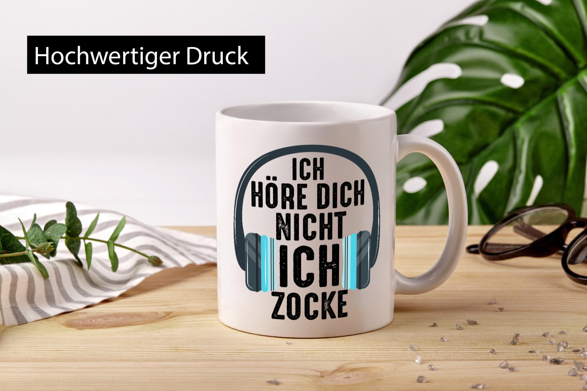 Ich hör dich nicht Zocke | Zocker Gamer Gaming Humor Geschenkidee Tasse