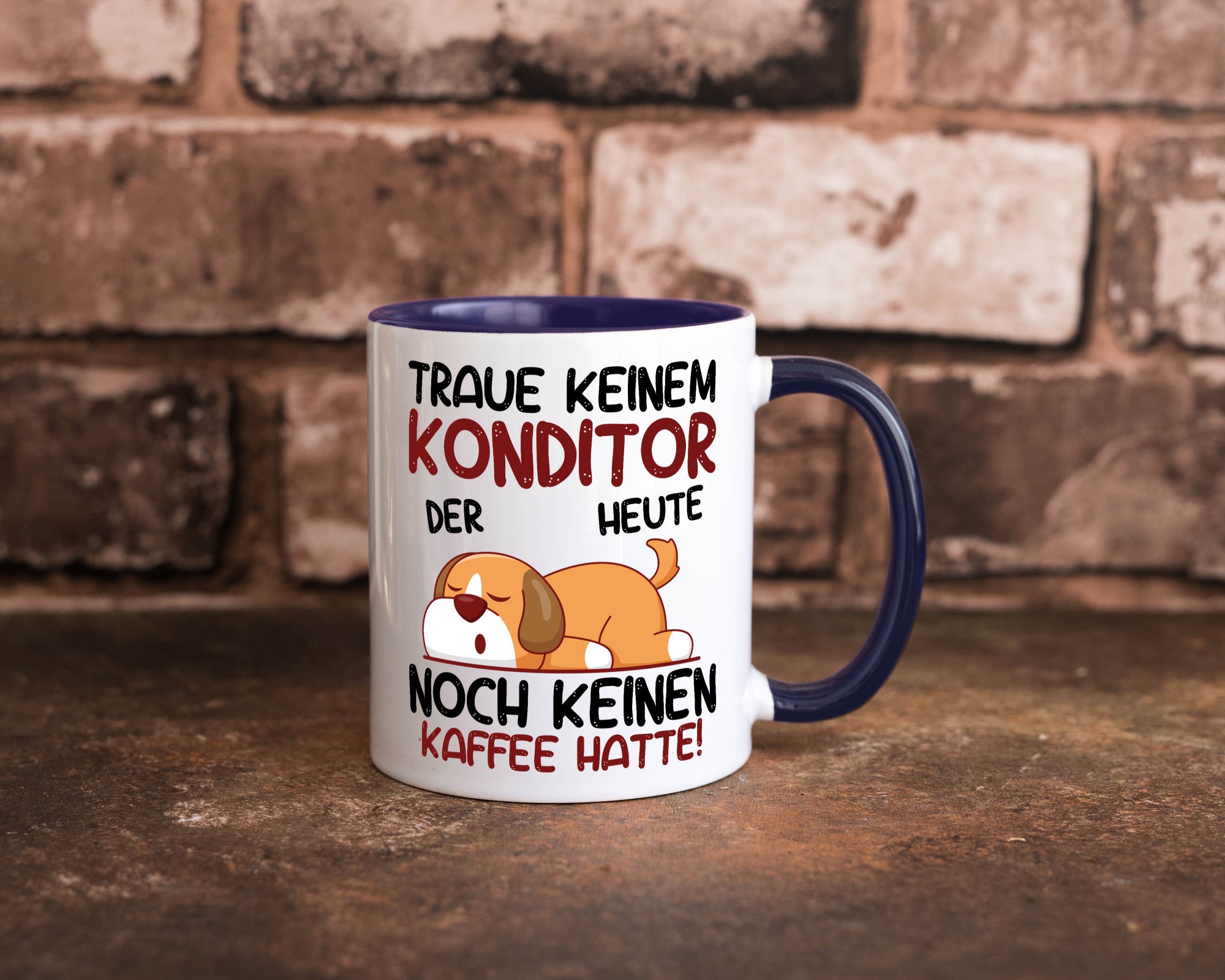 Traue keinem Konditor | Konditorei Humor Geschenkidee Tasse