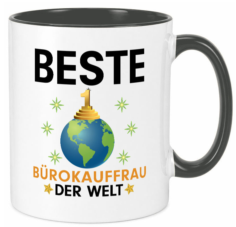 Welt Beste Bürokauffrau | Kauffrau Geschenk Arbeit Kollegen Büro lustiger