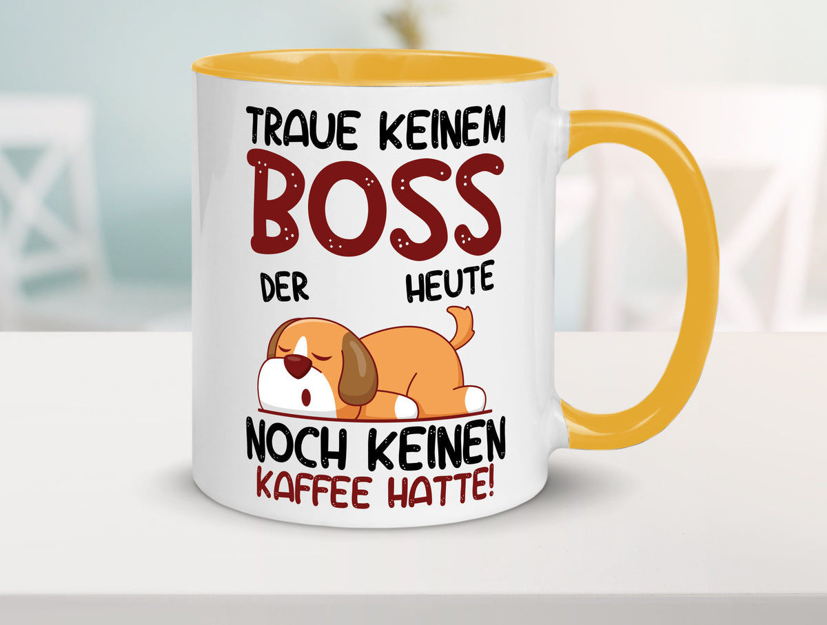 Traue keinem Boss | Führungskraft Vorgesetzter Geschenkidee Humor Tasse