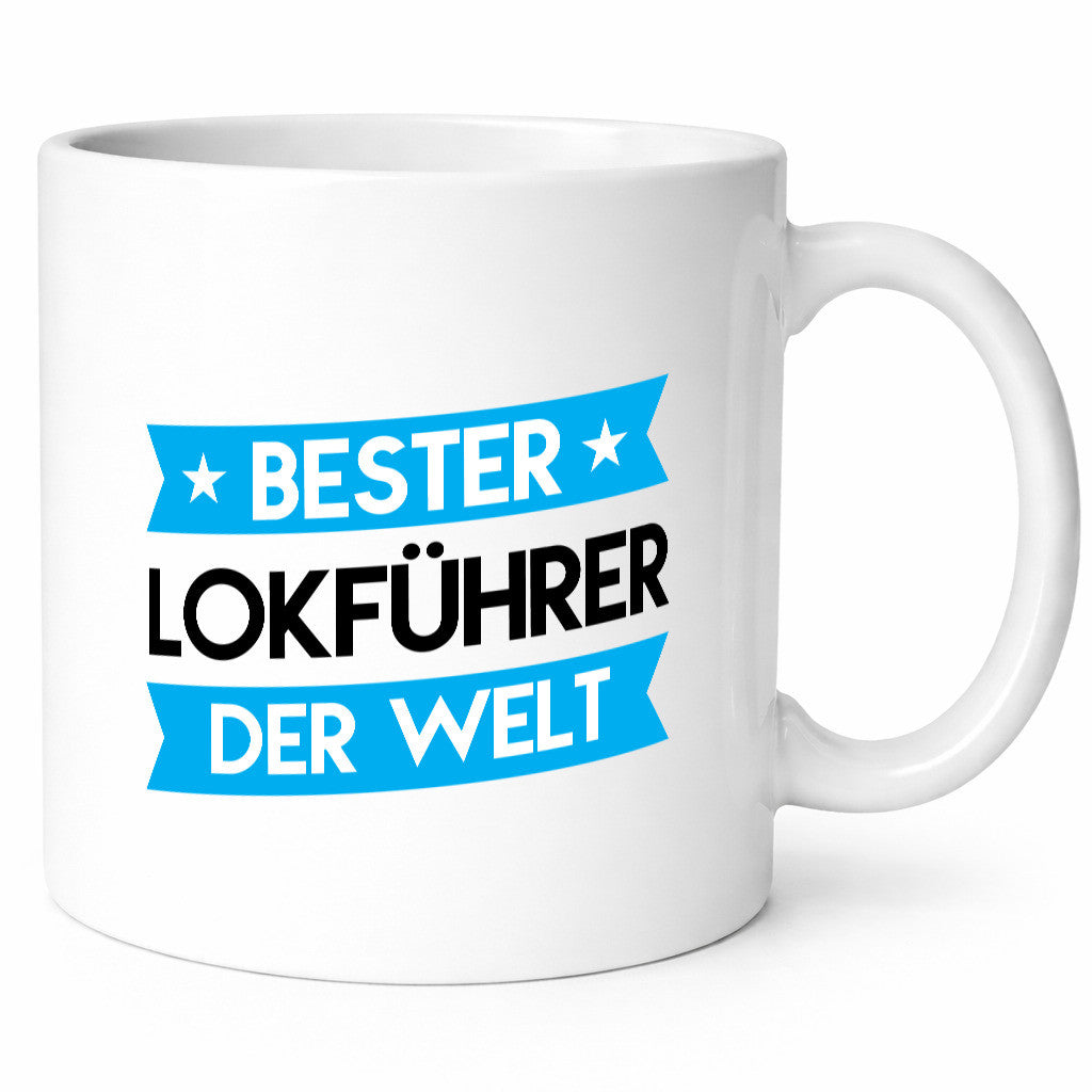 Bester Lokführer | Zug Beruf lustig Arbeit Kollegen Büro Geschenk Tasse