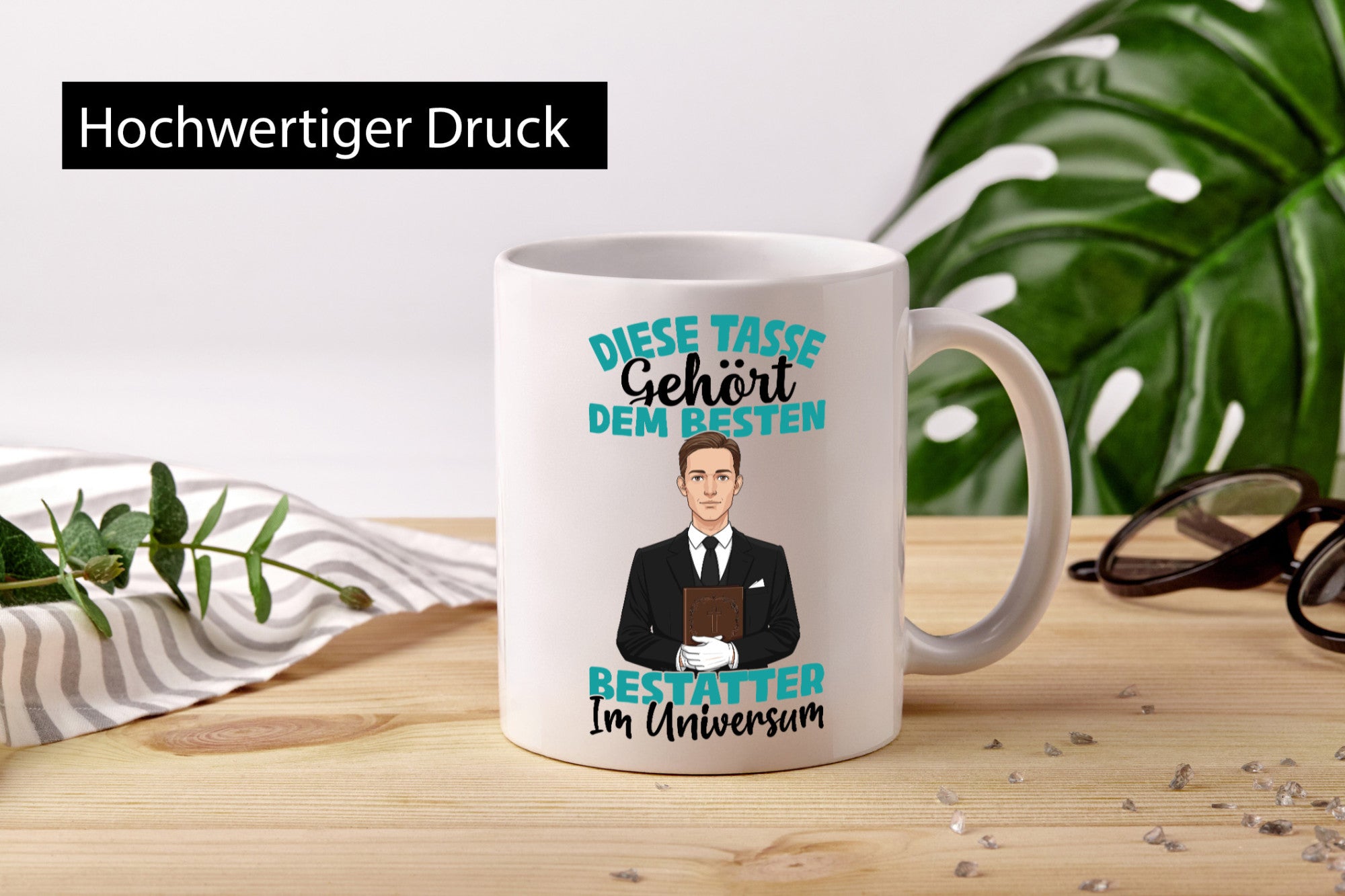 Im Universum: Bestatter | Bestattung Totengräber lustig Humor Geschenkidee