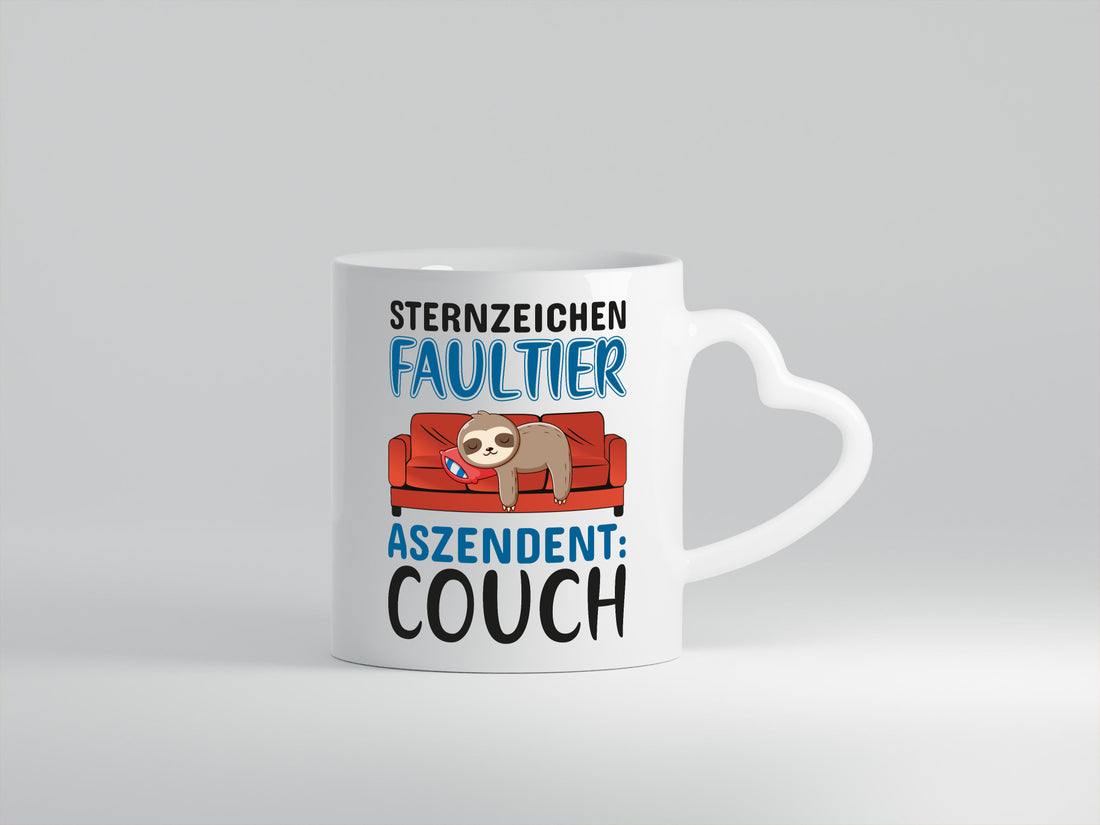 Sternzeichen: Faultier | witzige Tasse Couchpotato lustig Tierliebhaber Humor