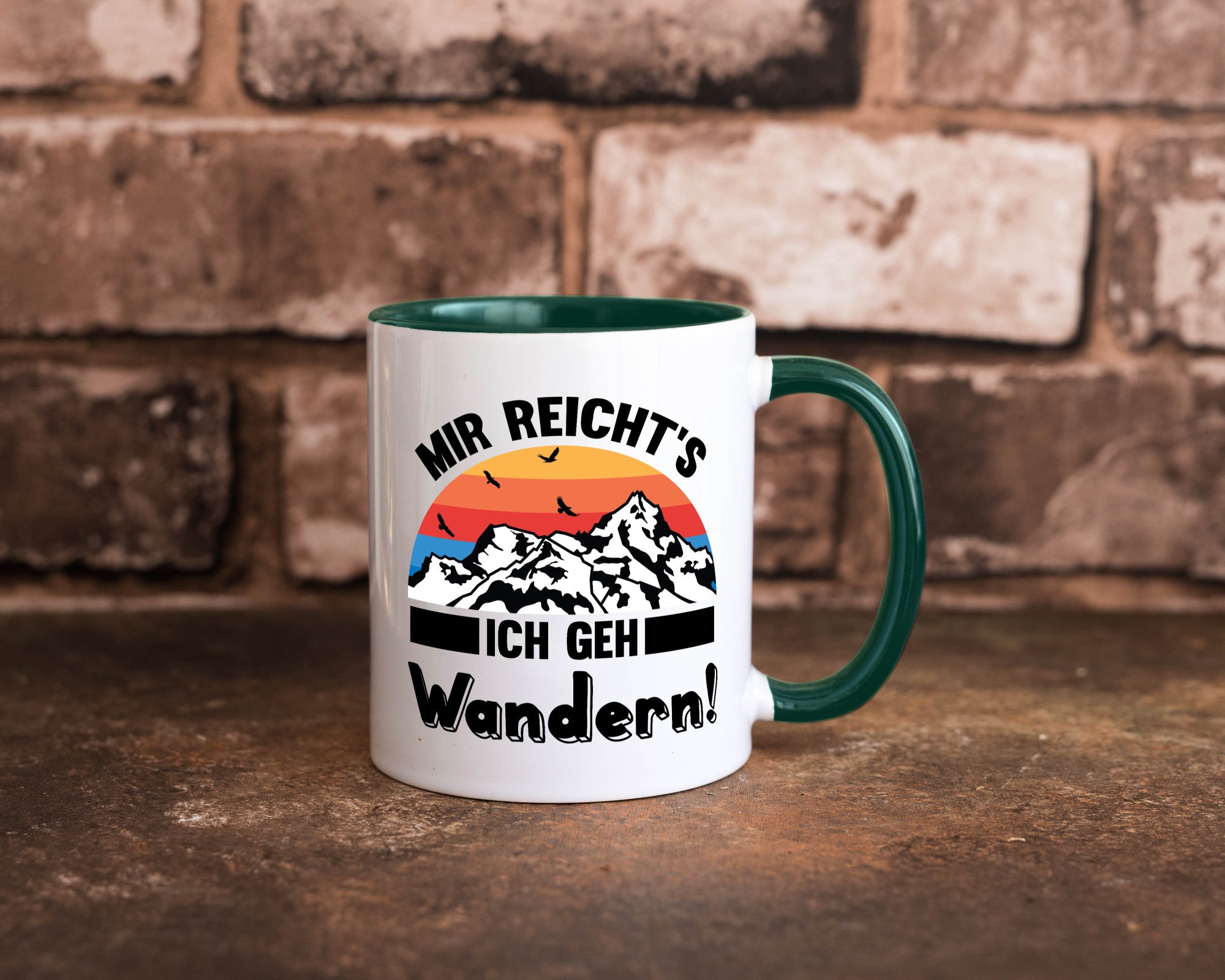 Mir reichts ich geh Wandern | Berge Laufen Natur Humor Geschenkidee Tasse