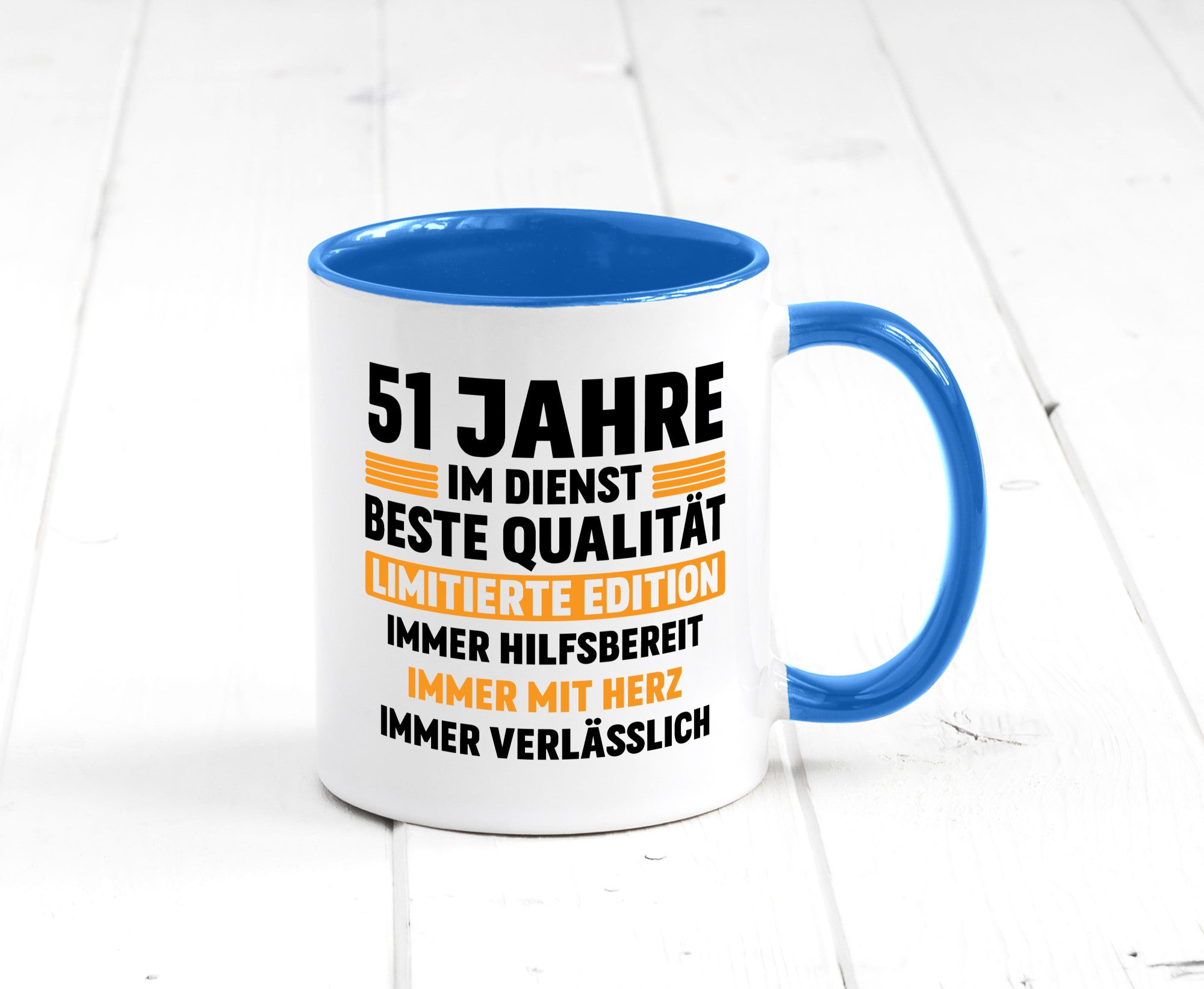 51 Jahre im Dienst | Jubiläum Arbeit lustiger Spruch Geschenk Kollegen Büro