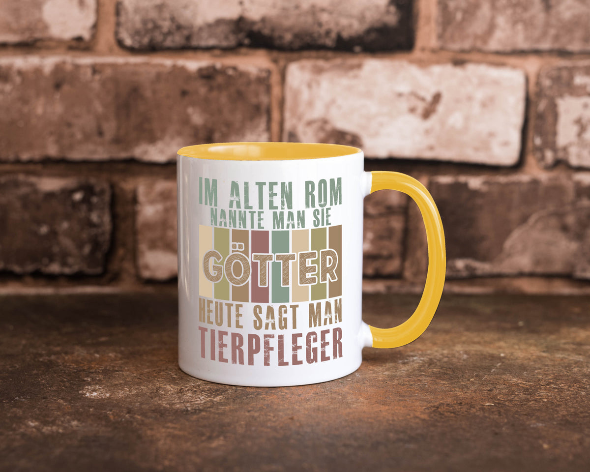 Heute sagt man: Tierpfleger | Pflegeberuf Tierheim lustiger Spruch Geschenk Tasse