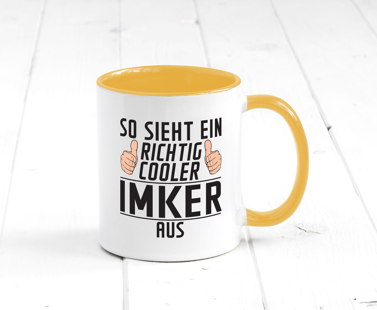 Richtig Cooler Imker | Imkerei Geschenkidee Humor Tasse