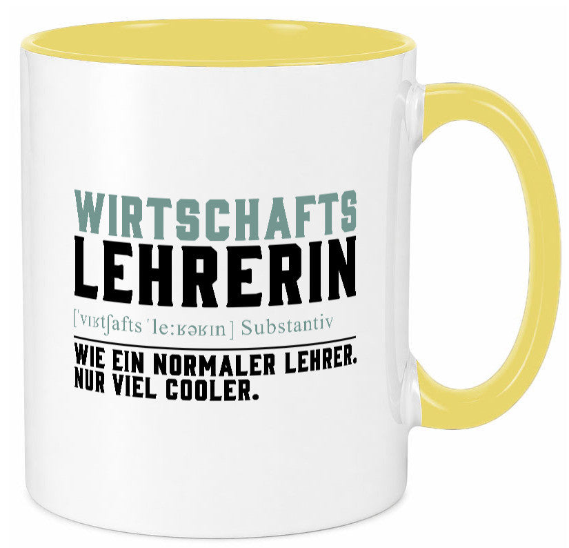 Wirtschaftslehrerin | Unterricht Lieblingslehrerin lustig Humor Geschenkidee