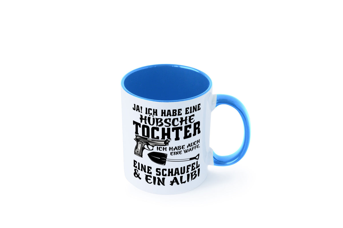 Hübsche Tochter Geschenk Familie Geschenkidee lustiger Spruch Tasse