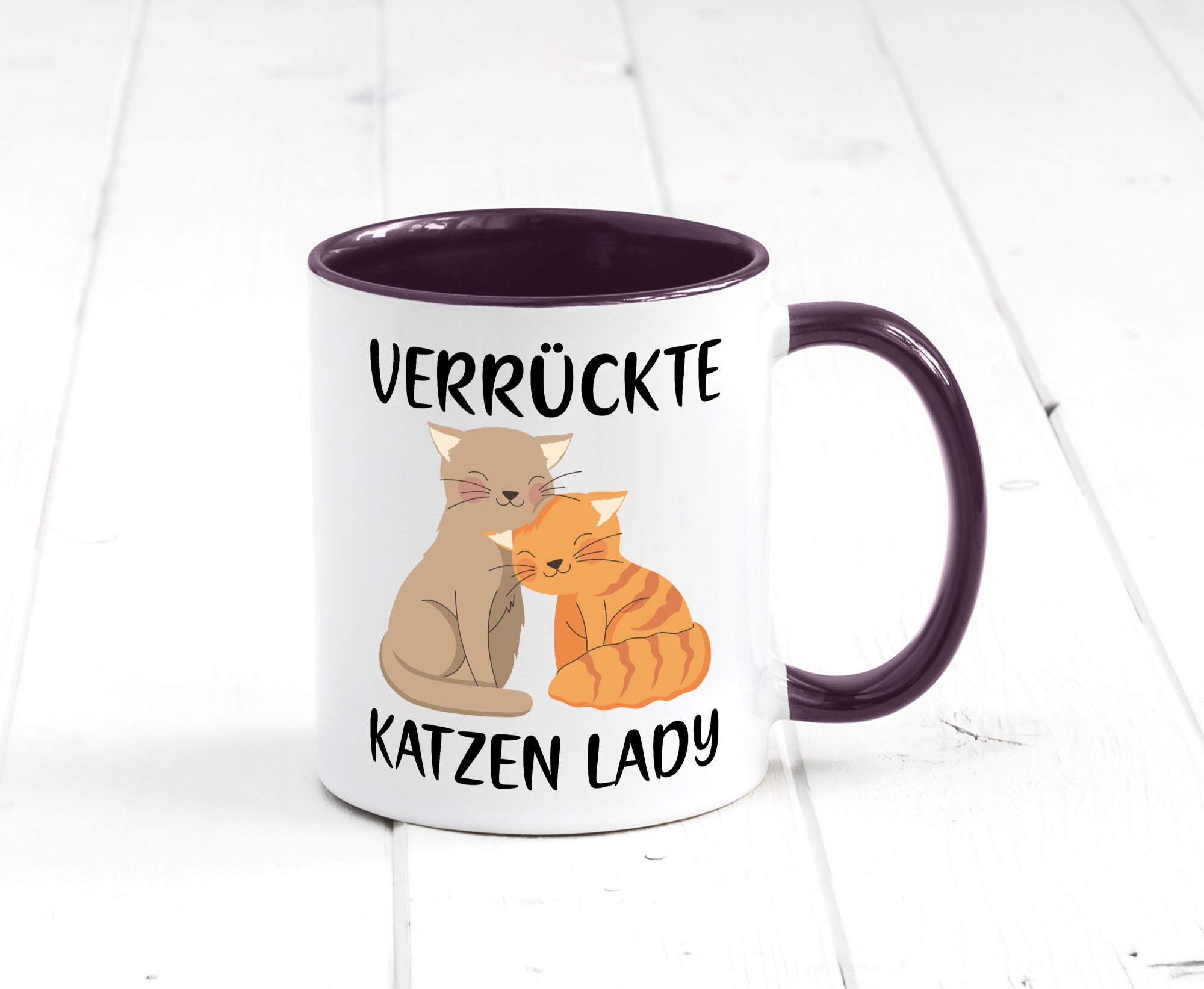 Verrückte Katzen Lady | Ich liebe Katzenliebhaber Geschenk Tierliebhaber Humor