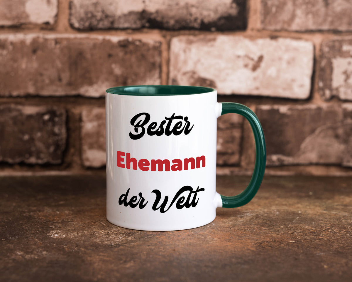 Bester Ehemann der Welt | Ehepaar Geschenkidee Humor Tasse