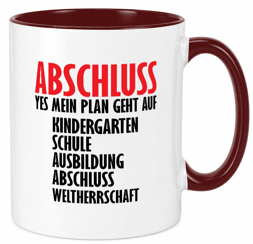 Abschluss Bachelor Geschenkidee Humor Tasse