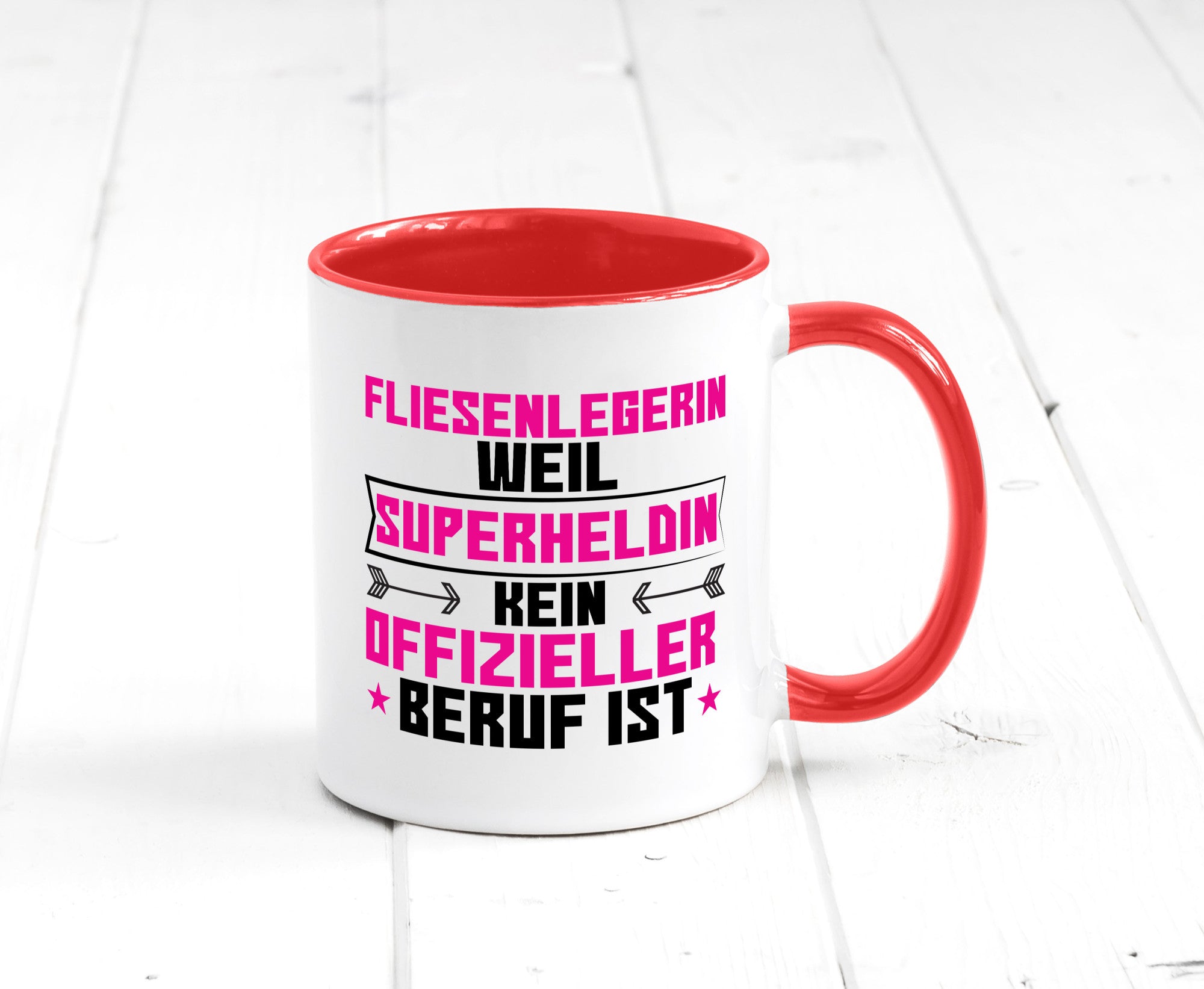 Superheldin Fliesenlegerin | Fliesenlegen Bau Geschenk Humor Geschenkidee