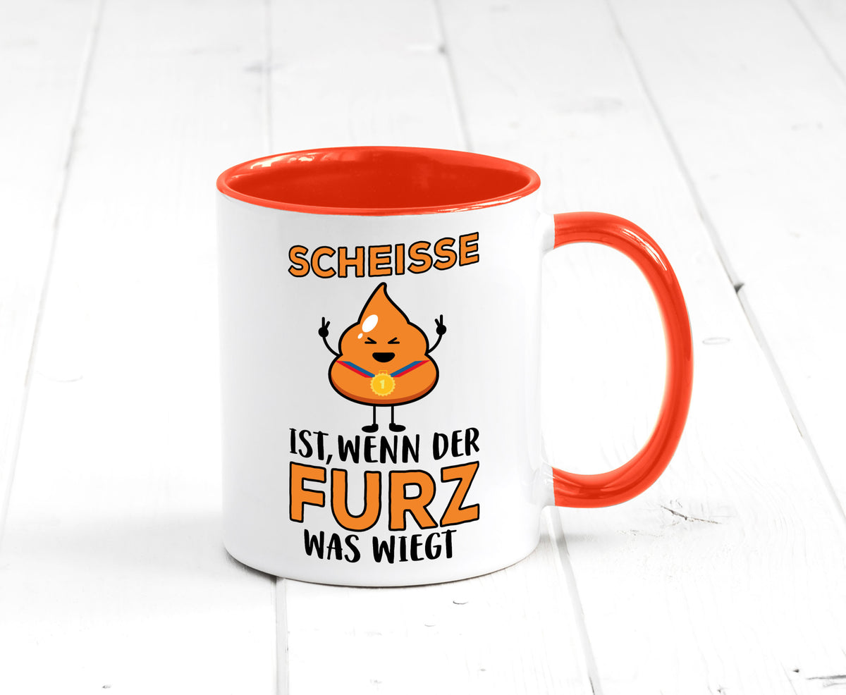 Scheisse ist lustiger Spruch Geschenk Humor Geschenkidee Tasse