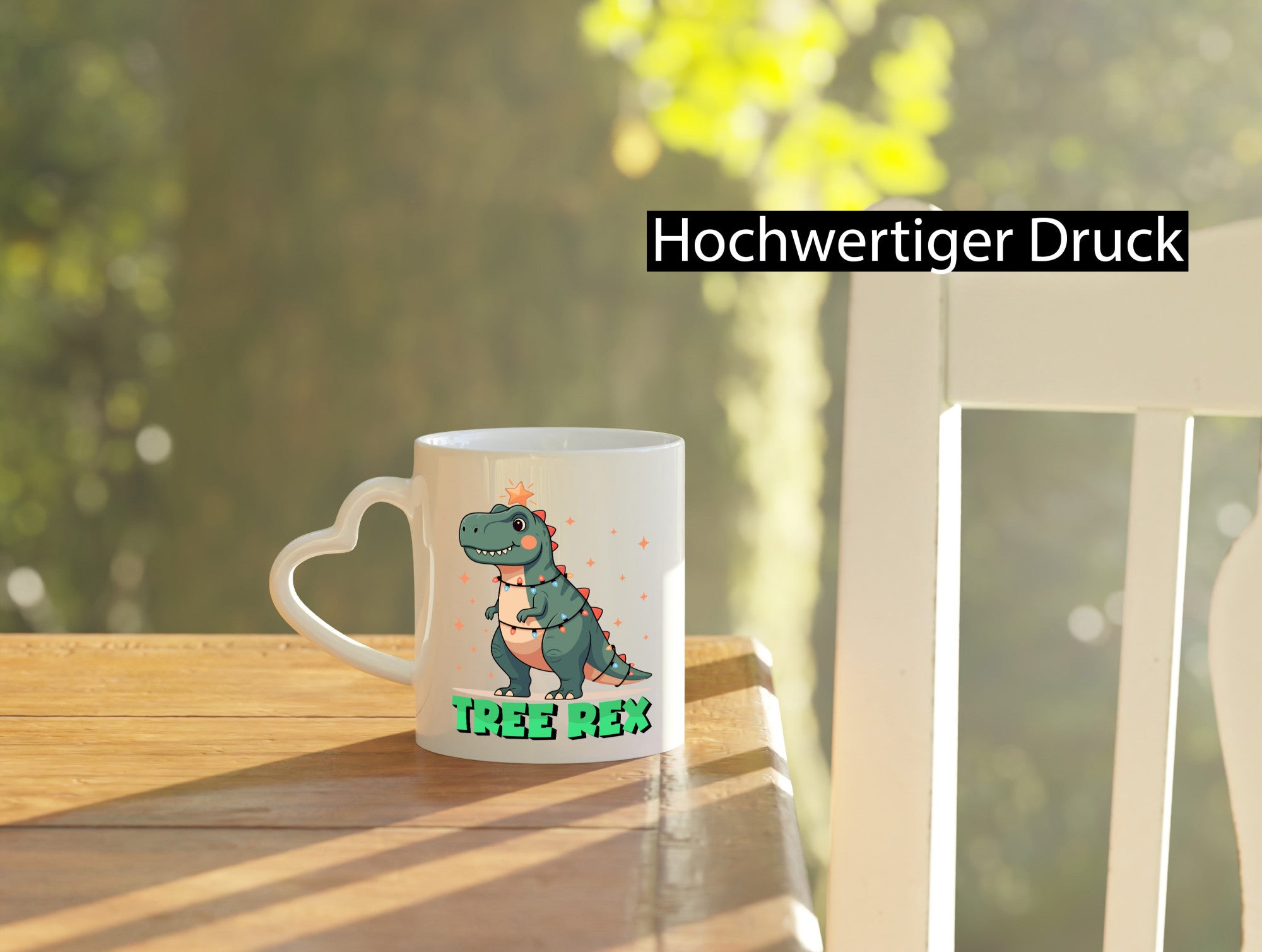 Tree Rex | Dinosaurier Weihnachten lustig Humor Geschenkidee Geschenk Tasse