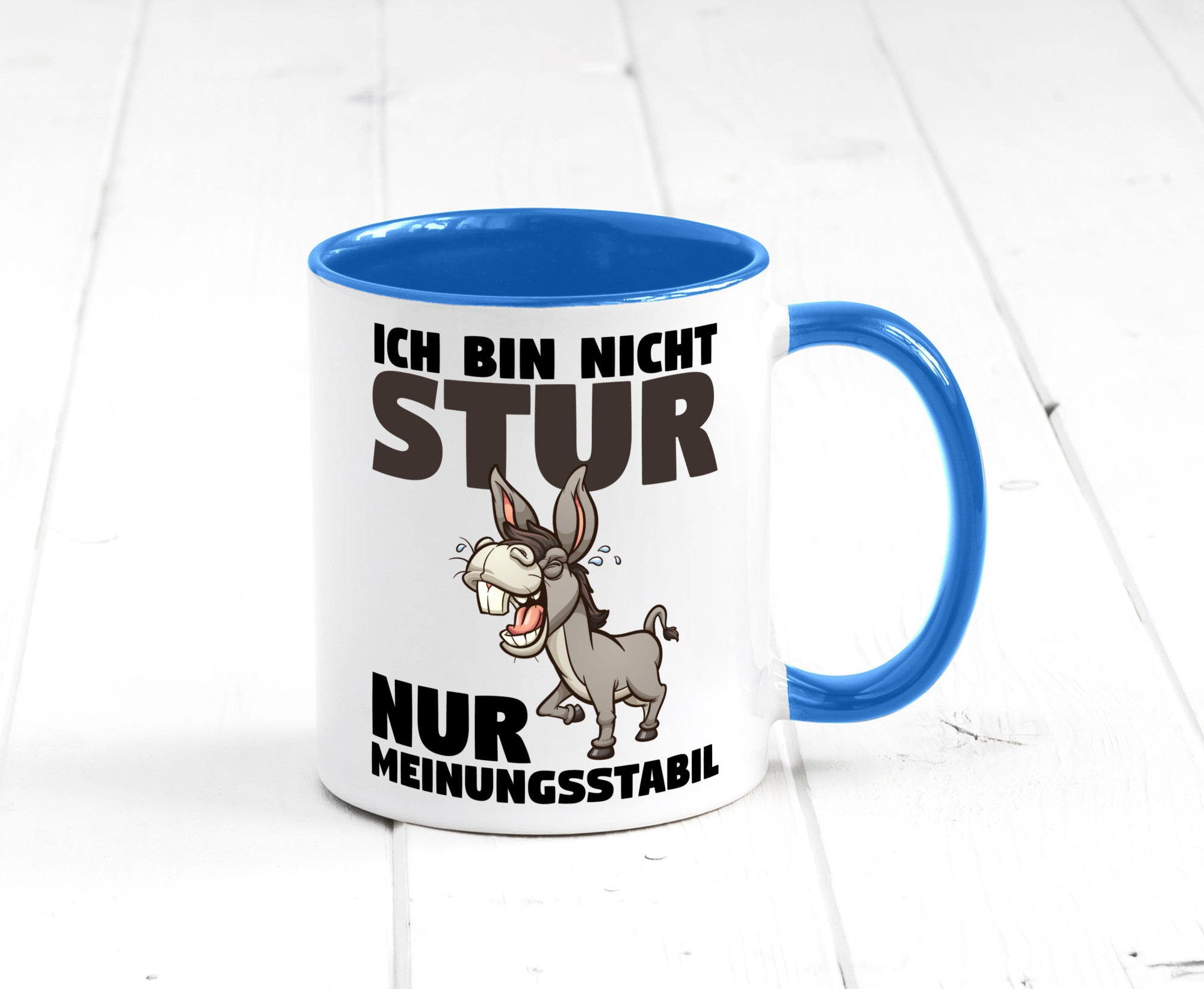 Sturer Esel | Sturkopf Tasse Dickkopf Spruch Humor lustiger Geschenk