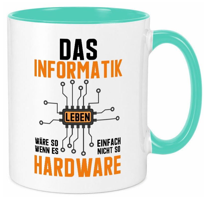 Informatik Leben | Hardware Nerd Software Entwickler Geschenkidee Humor Tasse
