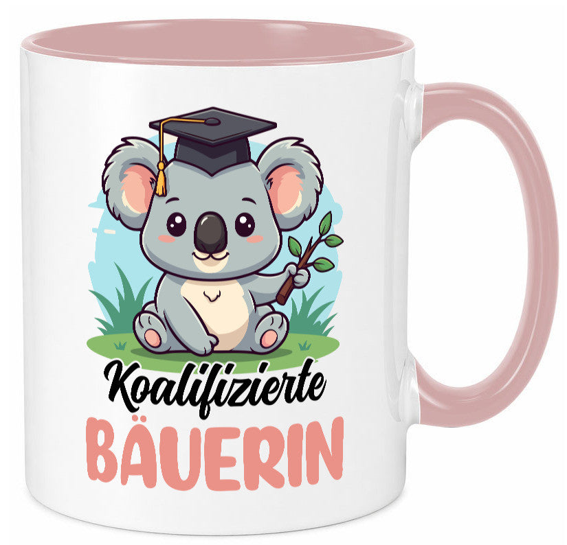 Koalifizierte Bäuerin | Bauernhof Landwirtschaft lustiger Spruch Geschenk Humor Tasse