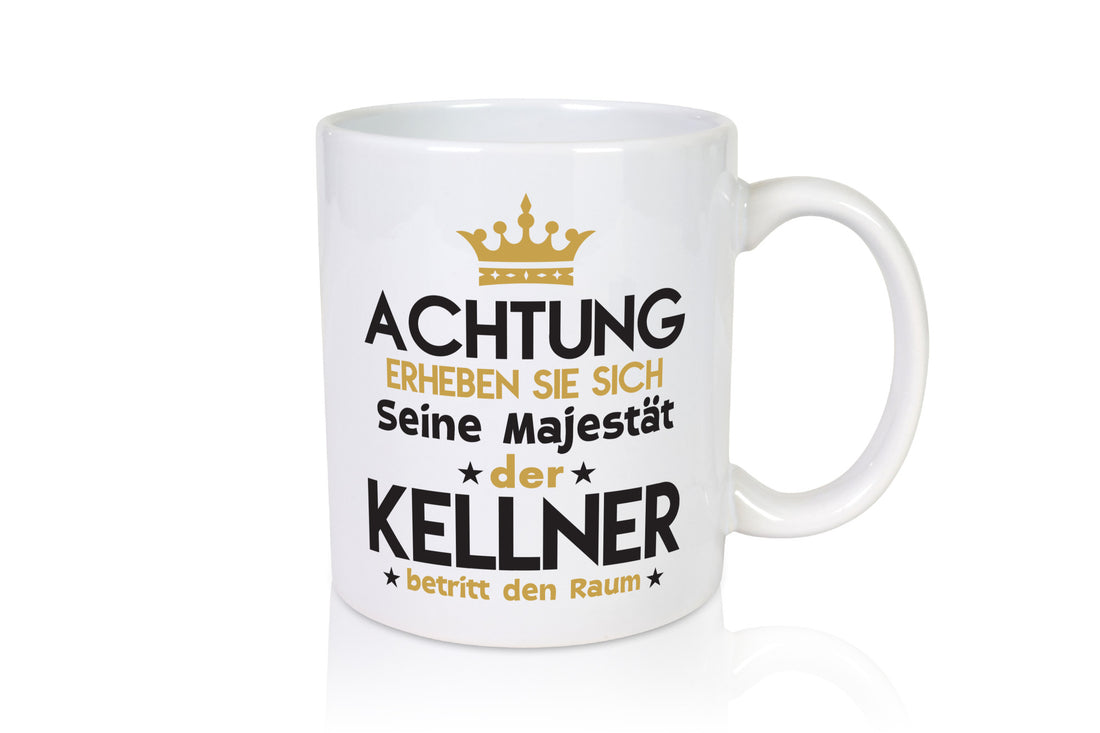 Seine Majestät Kellner | kellnern Bedienung Humor Geschenkidee Tasse