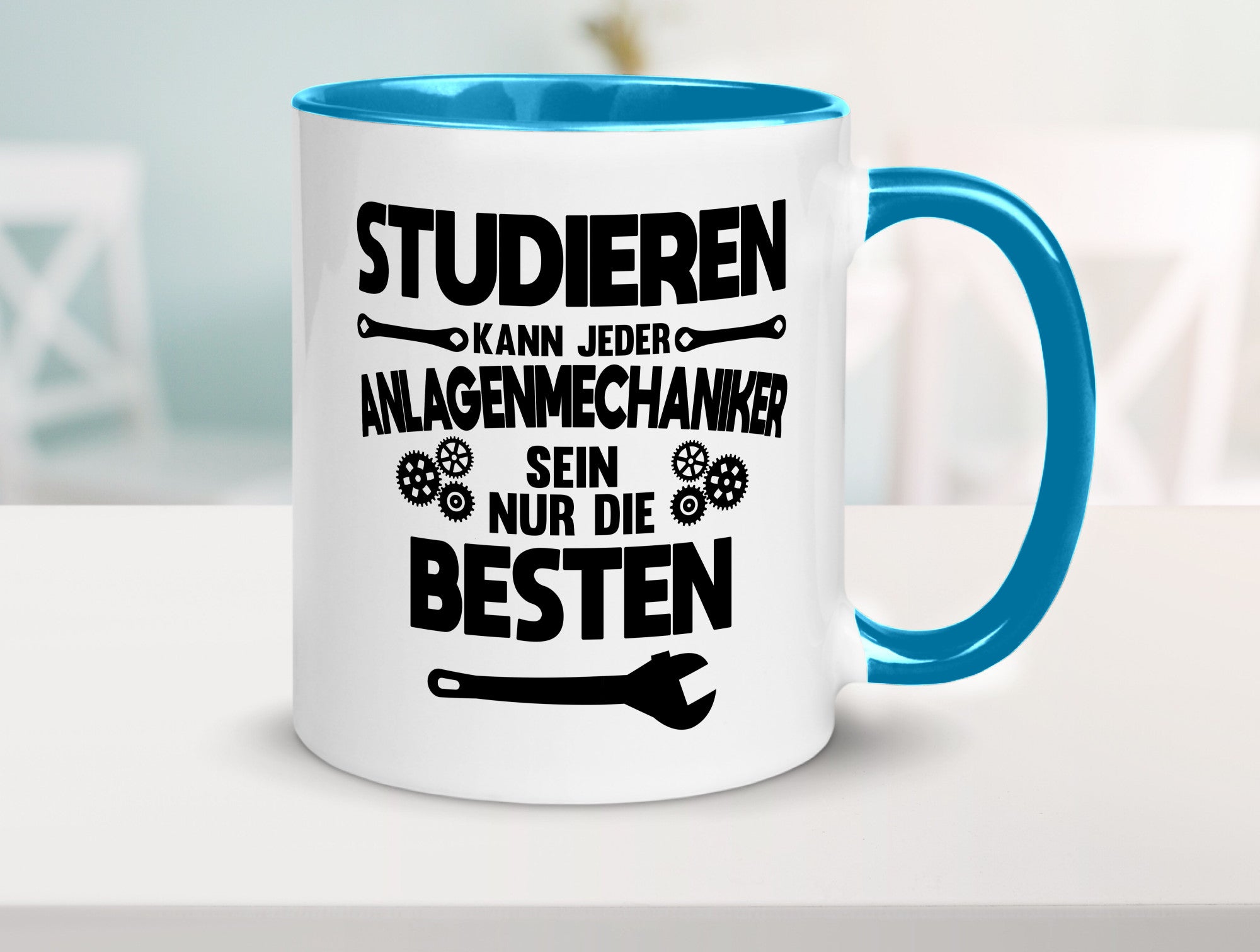 Nur die besten werden Anlagenmechaniker Humor Geschenkidee Tasse