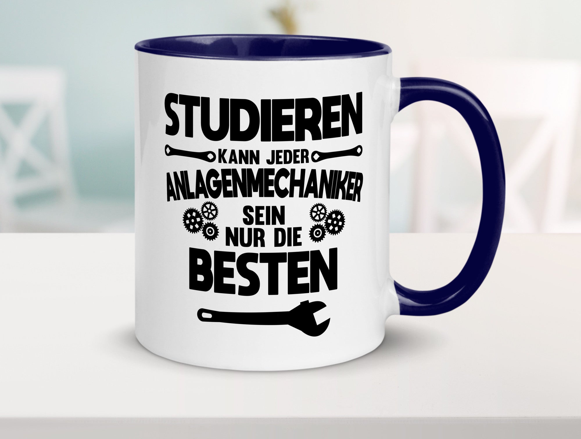 Nur die besten werden Anlagenmechaniker Humor Geschenkidee Tasse