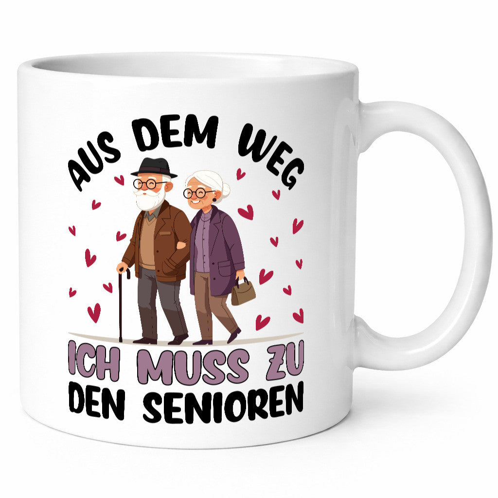 Muss zu den Senioren | Altenpflege Pflegedienst Geschenk Humor Geschenkidee