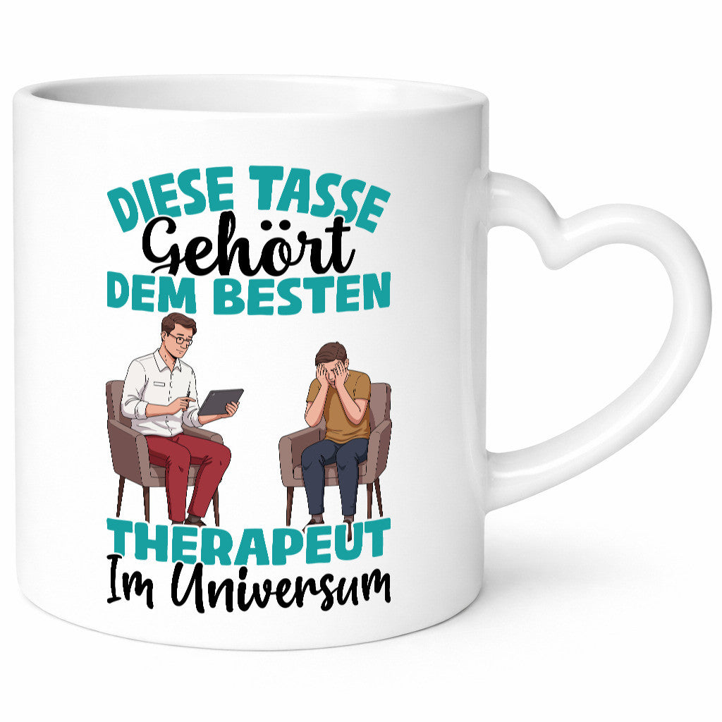 Im Universum: Therapeut | Psychotherapie Therapie Humor Geschenkidee Tasse