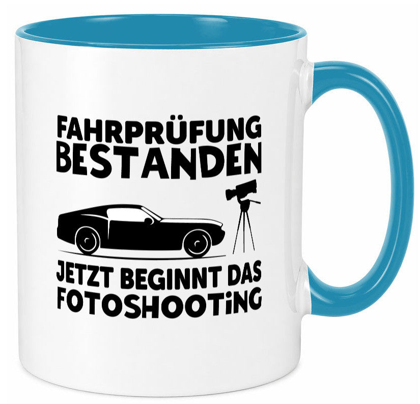 Fahrprüfung bestanden | Autofahren Führerschein Geschenk Humor Geschenkidee Tasse