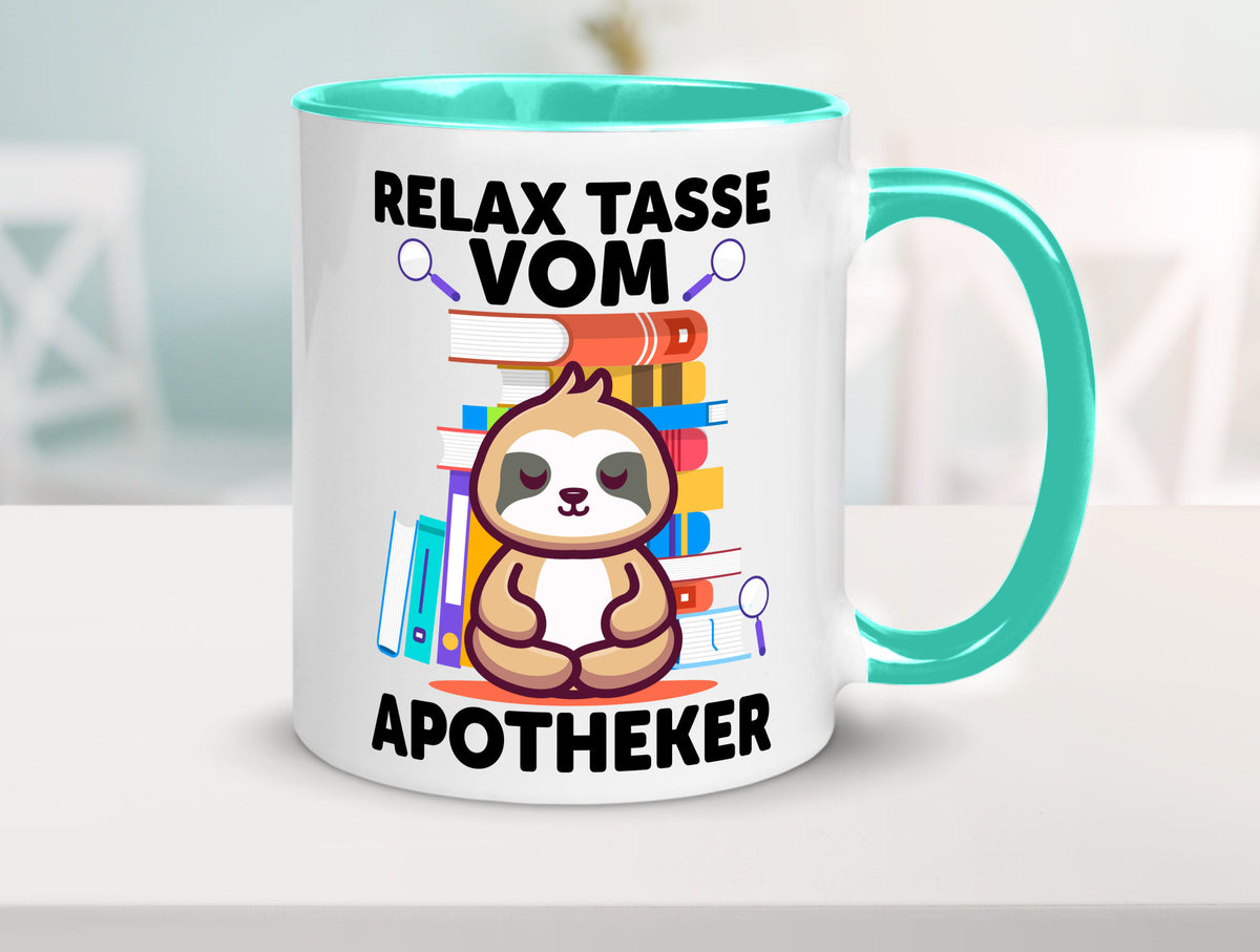 Relax Tasse: Apotheker | Apotheke Pharmazie lustiger Spruch Geschenk Humor