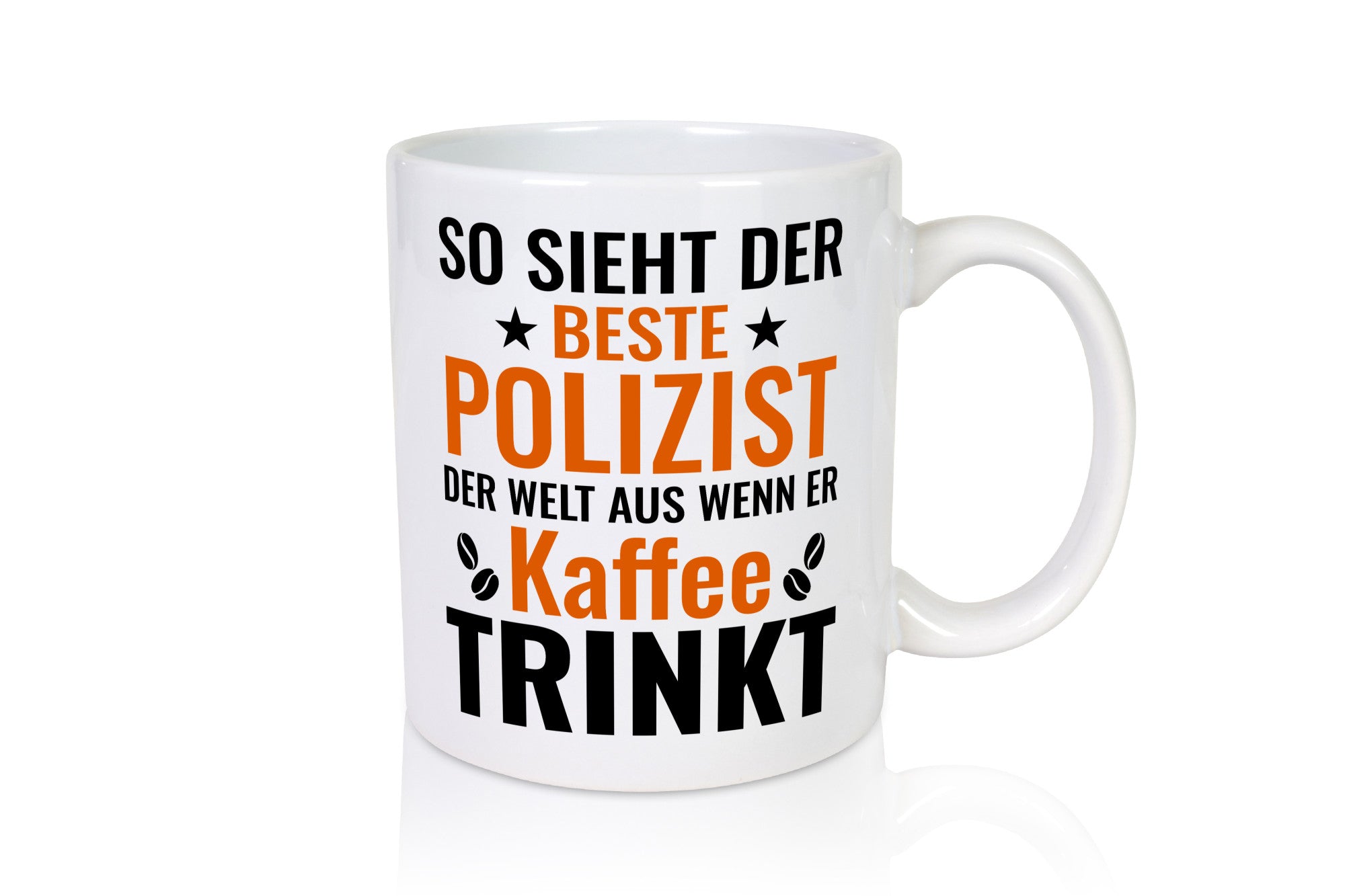 Kaffee trinkt: Polizist | Polizei Geschenkidee Humor Tasse