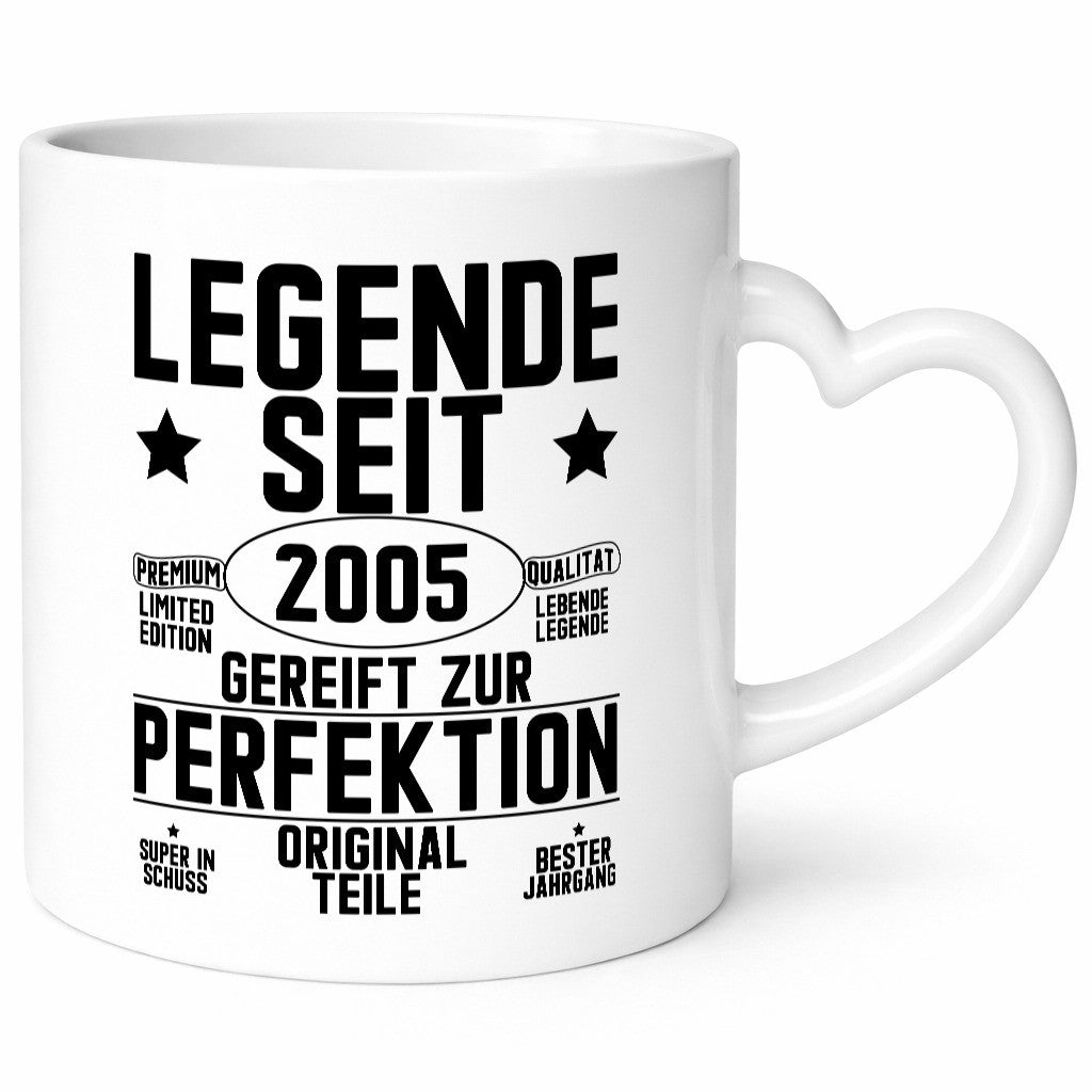 Legende seit 2005 | Geburtstag Gut gereift Whiskey Logo lustig Geschenkidee